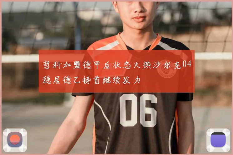 哲科加盟德甲后状态火热沙尔克04稳居德乙榜首继续发力